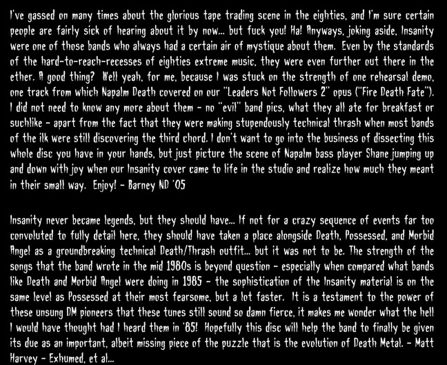 Liner notes